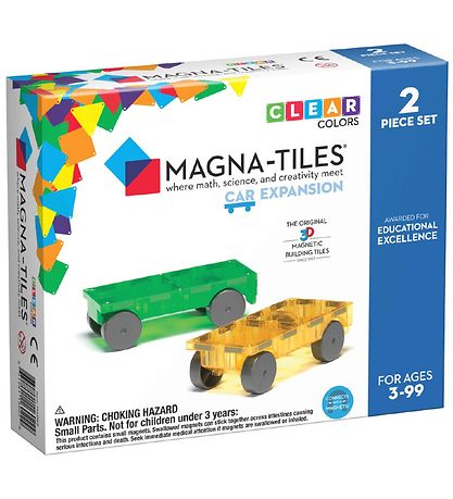 Magna-Tiles Cars 2 Piece Expansion Set