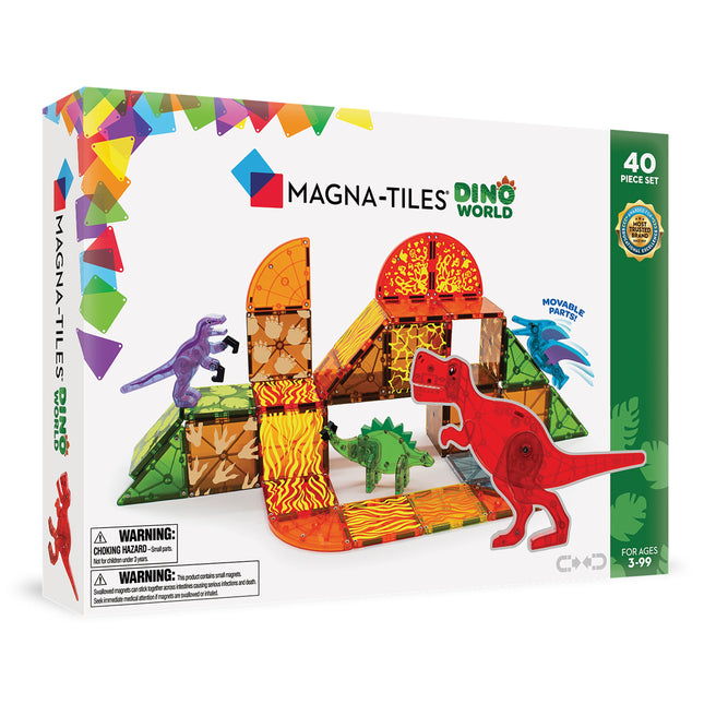 Magna-Tiles Dino World 40 Piece Set 