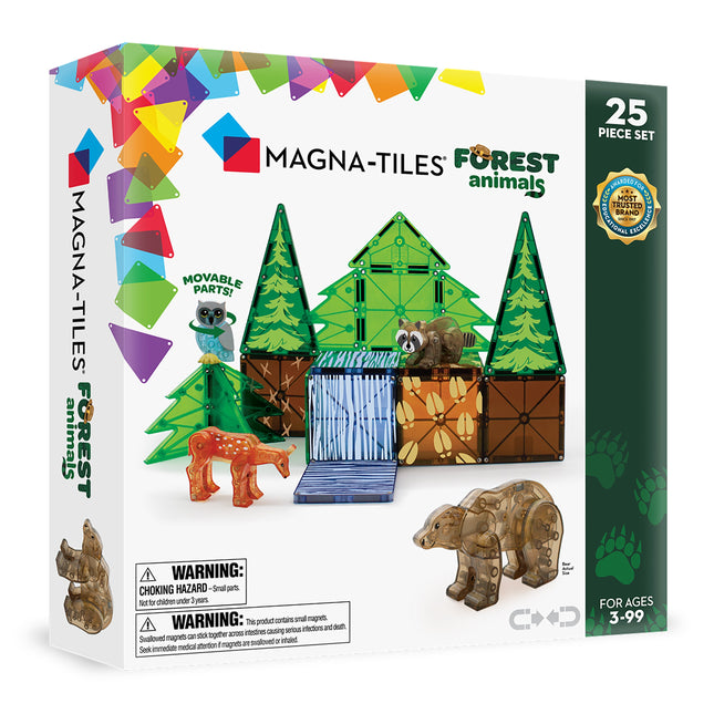 Magna-Tiles Forest Animals 25 Piece Set 