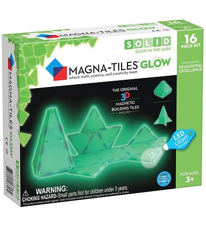 Magna-Tiles 16 Piece GLOW Set