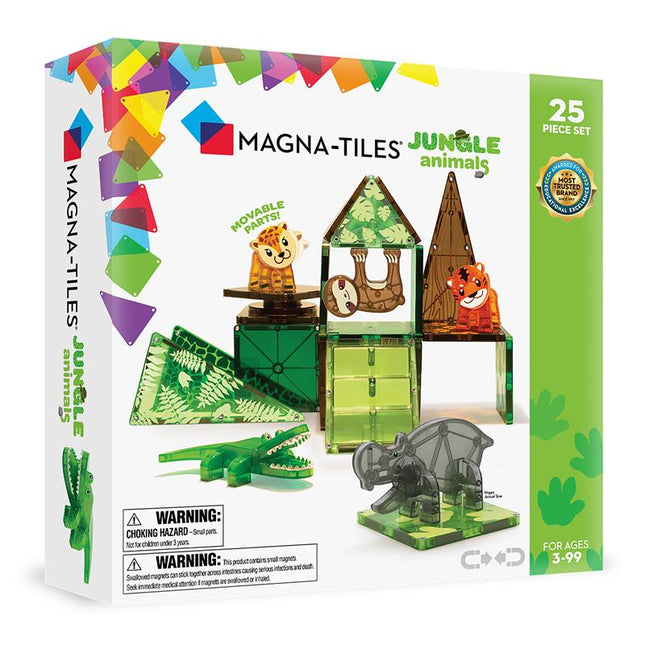 Magna-Tiles Jungle Animals 25 Piece Set 