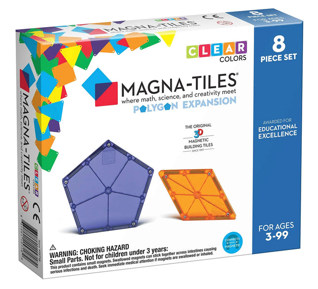 Magna-Tiles Polygons 8 Piece Expansion Set