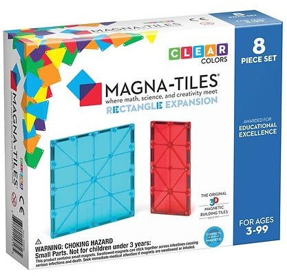 Magna-Tiles Rectangles 8 Piece Expansion Set