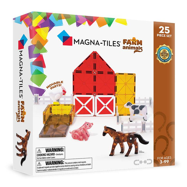 Magna-Tiles Farm Animals 25 Piece Set 