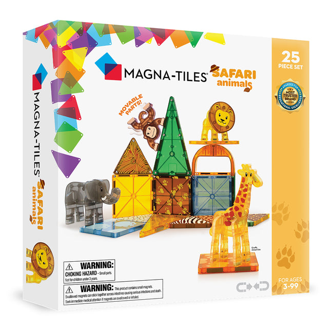 Magna-Tiles Safari Animals 25 Piece Set