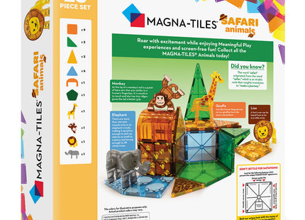 Magna-Tiles Safari Animals 25 Piece Set