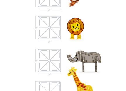 Magna-Tiles Safari Animals 25 Piece Set