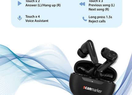 Scanmarker Bluetooth Earbuds