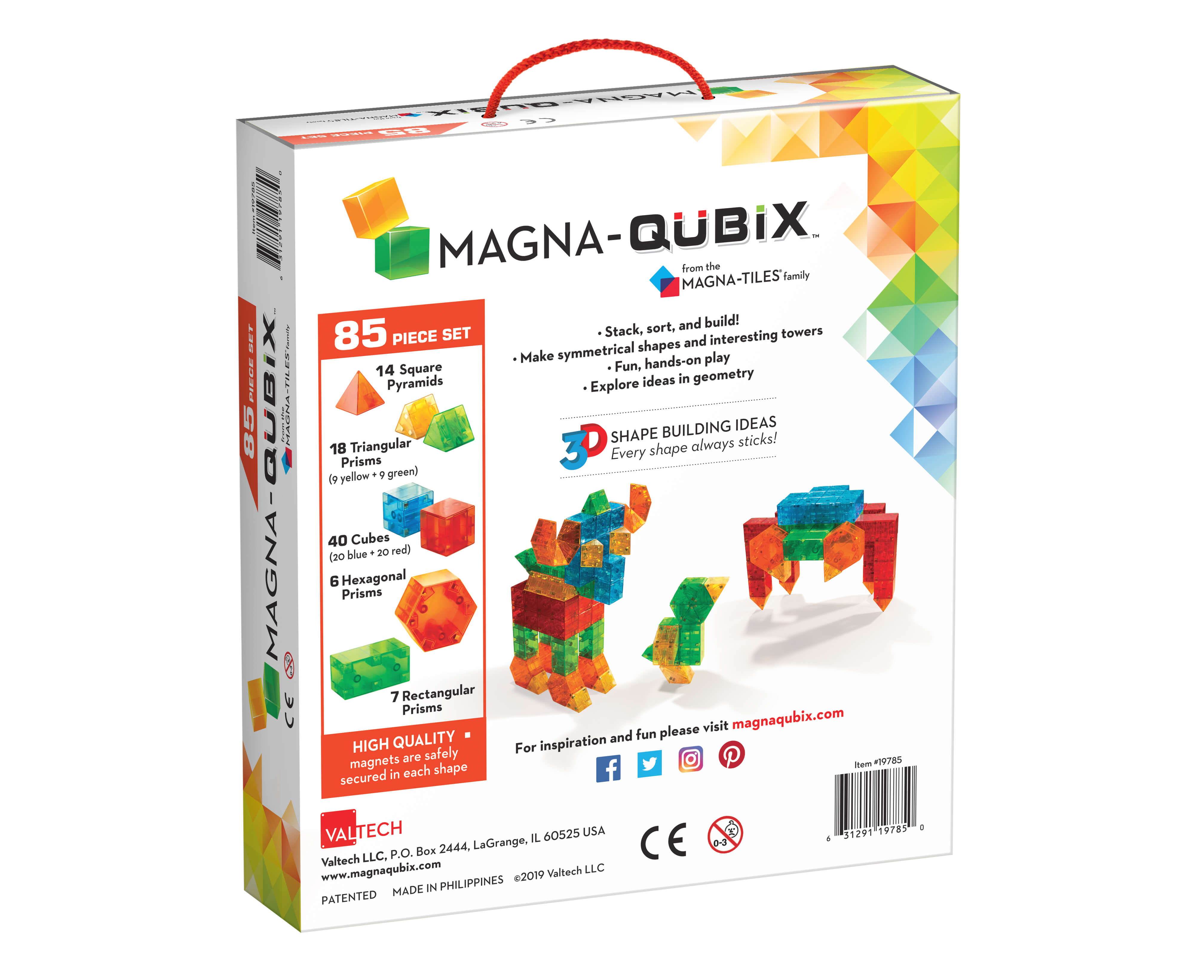 Magna-Qubix 85 box back