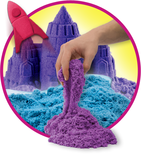 Kinetic Sand coloured