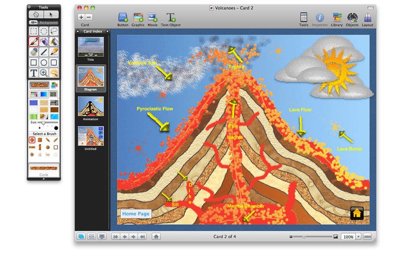 HyperStudio Volcano